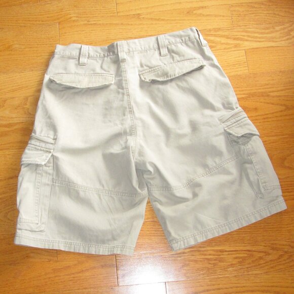 Men's Lee Dungarees Khaki 100% Cotton Cargo Shorts Size 34 - Picture 2 of 7